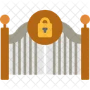 Gate Lock Locked Gate Gate Icon