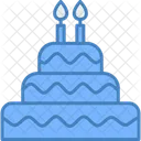 Gateau Anniversaire Bougies Icon