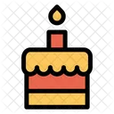 Gateau Danniversaire Sucre Dessert Icon