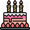 Gateau Gateau Danniversaire Sucre Icon