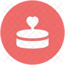 Gateau Coeur Bougie Icon