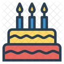 Gateau Anniversaire Fete Icon