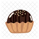 Chocolat Savoureux Boulangerie Icône