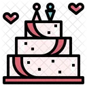 Mariage Gateau Celebration Icon