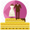 Mariage Gateau Couple Icon