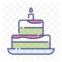 Gateau Du Nouvel An Gateau Celebration Icon