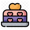 Gateau Gateau De Mariage Saint Valentin Icône