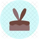 Gateau Paques Lapin Icône