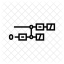 ゲート、図、量子 アイコン
