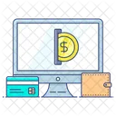 Gateway De Pagamento Internet Banking Banco On Line Ícone