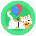 Globos Para Gatos Globos Para Gatitos Globos Para Mascotas Icono