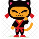 Gatito ninja frustrado  Icono