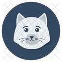 Gato Cabeza De Gato Criatura Icono