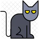 Dia Das Bruxas Horror Gato Ícone