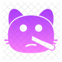 Gato acostado  Icon