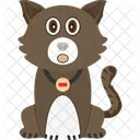 Gato asombrado  Icono