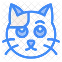 Gato asustado  Icono