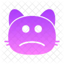 Cara triste de gato  Icon