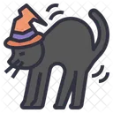 Gato de halloween Icono