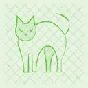 Gato De Halloween Animal Halloween Icono