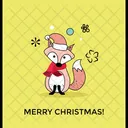 Natal Gato Vestido Ícone