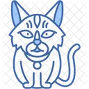 Gato Del Bosque Noruego Pelaje Grueso Y Fuerte Icono