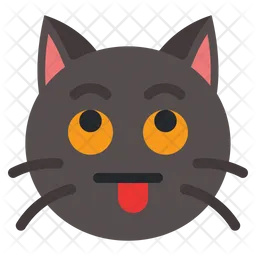 Gato divertido  Icono