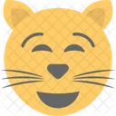 Gato Emoji Rosto Ícone