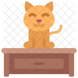 Gato en el cajón  Icono