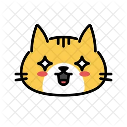 Gato estrelado Emoji Ícone