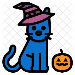 Gato de halloween  Icono