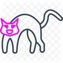 Gato Gato Monstruo Gato De Halloween Icono