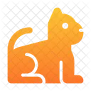 Gato Mascota Benigno Icono
