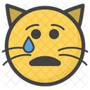 Gato llorando  Icono