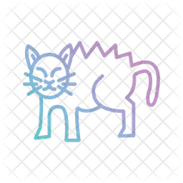 Gato aterrador  Icono