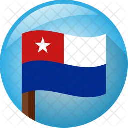 Jack naval de cuba Flag Icono