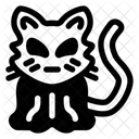 Gato Negro Mascota Gatito Icono