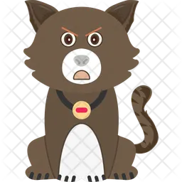 Gato perseverante  Icono