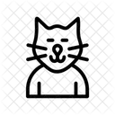 Gato Preto Ícone