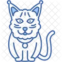 Gato Selkirk Rex Pelaje Rizado Suave Icono