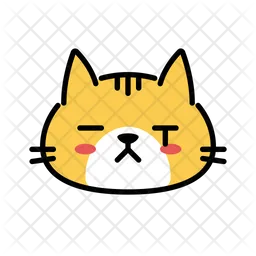 Gato triste Emoji Icono