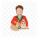 Veterinario Gato Gato Animal Icono