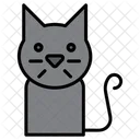 Gatto Nero Halloween Gatto Icon