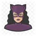 Catwoman Purpura Catwoman Superheroe Icono