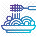 Nourriture Italien Pates Icône