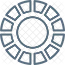 Gauge Chart Pie Icon