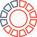 Gauge Chart Pie Icon