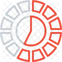 Gauge Chart Statics Icon