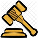 Gavel Law Hammer Icon