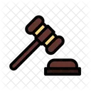 Gavel Mallet Justice Icon